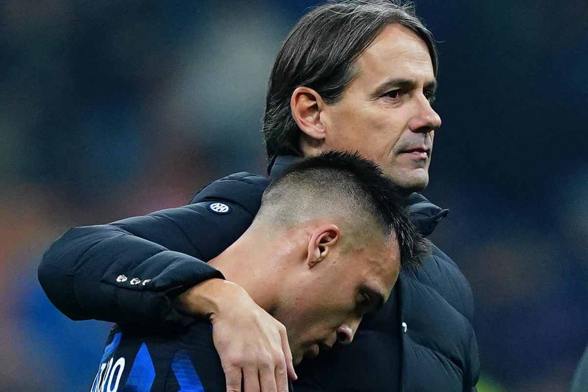 Inter Inzaghi via insieme a Lautaro Martinez